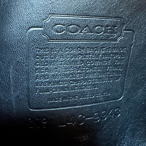 Vintage Coach Black Leather Backpack - Picture 6 of 16